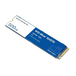 WESTERN DIGITAL SSD INTERNO BLUE 500GB SN570 2,5 SATA M.2 2280 NVMe Gen.3x4 Read/Write 3300/1200 M