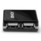 Lindy USB 2.0 Mini Hub 4 Port 42742-A