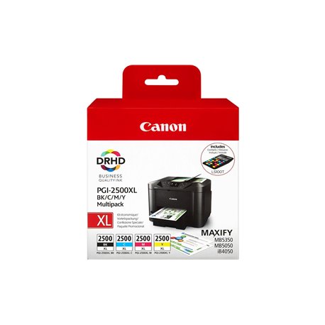 Canon Cartuccia d'inchiostro Multipack a resa elevata BK/C/M/Y PGI-2500XL 9254B004