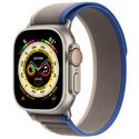APPLE WATCH ULTRA GPS + CELLULAR, 49MM TITANIUM CASE WITH BLUE/GRAY TRAIL LOOP -S/M MNHL3TY/A