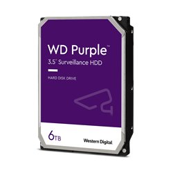 WESTERN DIGITAL HDD PURPLE 6TB 3,5" SATA 6GB/S 256MB CACHE 5400RPM
