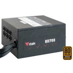 itek BD700 power supply unit 700 W 24-pin ATX ATX Black ITPSEBD700