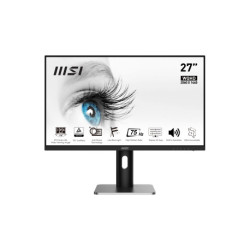 MSI PRO MP273QP écran plat de PC 68,6 cm 27 2560 x 1440 pixels Wide Quad HD LED Noir, Argent