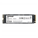 PATRIOT SSD P300 512GB M2 2280 PCIE GEN3, 1700MBS/1200MBS R/W P300P512GM28