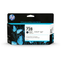 HP 728 130-ml Matte Black DesignJet Ink Cartridge 3WX25A
