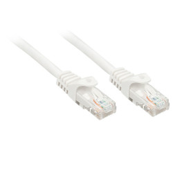 Lindy Rj45/Rj45 Cat6 0.5m cable de red Blanco 0,5 m U/UTP UTP 48201