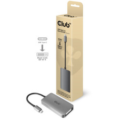 CLUB3D USB3.2 Gen1 Type-C to Dual Link DVI-D HDCP ON version Active Adapter M/F CAC-1510