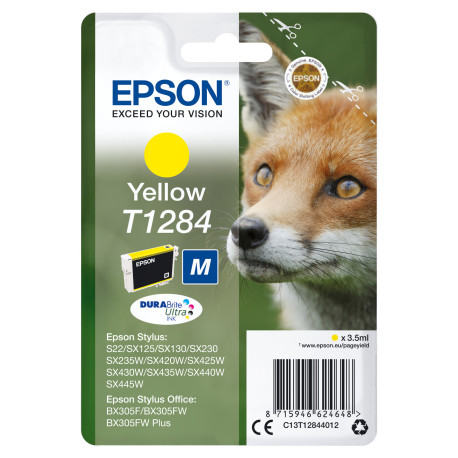 Epson Fox Cartucho T1284 amarillo C13T12844012