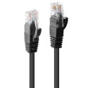 Lindy 0.5m Cat.6 U/UTP Cable, Black 48076