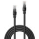 Lindy 0.5m Cat.6 U/UTP Cable, Black 48076