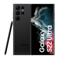 Samsung Galaxy S22 Ultra SM-S908B 17,3 cm 6.8 Dual-SIM Android 12 5G USB Typ-C 8 GB 128 GB 5000 mAh Schwarz SM-S908BZKDEUE