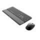 Philips 6000-Serie SPT6607B/34 Tastatur, Maus im Lieferumfang enthalten, RF Wireless + Bluetooth, Schwarz