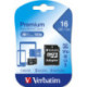 Verbatim Premium 16 GB MicroSDHC Klasse 10 044082
