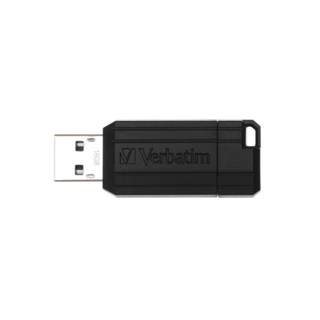 Verbatim PinStripeUnidad USB de 16 GBNegro 049063