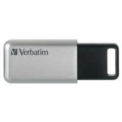 Verbatim Secure Pro unidade de memória USB 32 GB USB Type-A 3.2 Gen 1 3.1 Gen 1 Prateado 098665