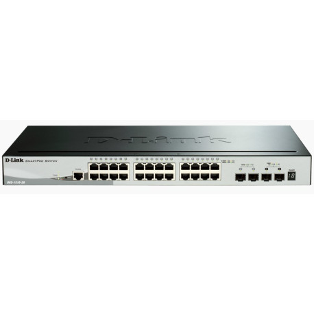 D-Link DGS-1510 Gestito L3 Gigabit Ethernet 10/100/1000 Nero DGS-1510-28X