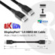 CLUB3D DisplayPort 1.4 HBR3 8K Cable M/M 5m /16.40ft CAC-1061