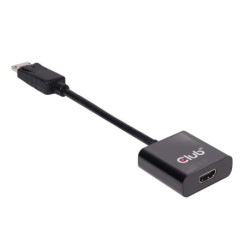 CLUB3D DisplayPort 1.2 to HDMI 2.0 UHD Active Adapter CAC-2070