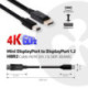 CLUB3D MiniDisplayPort auf DisplayPort 1.2 Kabel Stecker/Stecker 2 Meter 4K60Hz CAC-2163