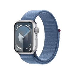 Apple Watch Series 9 41 mm Digital 352 x 430 Pixel Touchscreen Silber WLAN GPS MR923QL/A