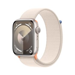 Apple Watch Series 9 45 mm Digital 396 x 484 pixels Ecrã táctil Bege Wi-Fi GPS MR983QL/A