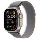 Apple Watch Ultra 2 GPS + Cellular, 49mm Titanium Case with Green/Grey Trail Loop - S/M MRF33TY/A
