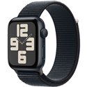 Apple Watch SE OLED 44 mm Numérique 368 x 448 pixels Écran tactile Noir Wifi GPS (satellite) MREA3QL/A