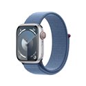 Apple Watch Series 9 41 mm Digital 352 x 430 Pixel Touchscreen 4G Silber WLAN GPS MRHX3QL/A