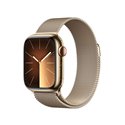 Apple Watch Series 9 GPS + Cellular 41mm Gold Stainless Steel Case with Gold Milanese Loop MRJ73QL/A