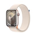 Apple Watch Series 9 GPS + Cellular 45mm Starlight Aluminium Case with Starlight Sport Loop MRMA3QL/A