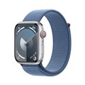Apple Watch Series 9 45 mm Digital 396 x 484 pixels Ecrã táctil 4G Prateado Wi-Fi GPS MRMJ3QL/A