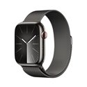 Apple Watch Series 9 45 mm Digital 396 x 484 Pixel Touchscreen 4G Graphit WLAN GPS MRMX3QL/A
