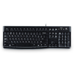 Logitech Keyboard K120 for Business teclado USB QWERTY Italiano Preto 920-002517