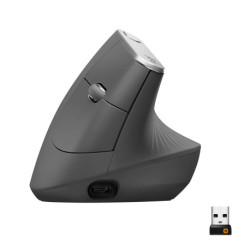 Logitech MX Vertical rato Mão direita RF Wireless + Bluetooth Ótico 4000 DPI 910-005448
