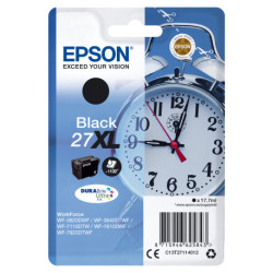 Epson Alarm clock Singlepack Black 27XL DURABrite Ultra Ink C13T27114012