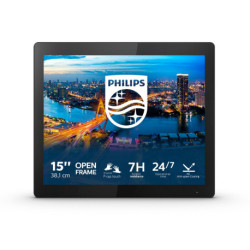 Philips B Line 152B1TFL/00 monitor de ecrã 38,1 cm 15 1024 x 768 pixels LED Ecrã táctil Preto
