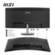 MSI Pro MP341CQ 34 Inch Curved Monitor, 1500R, UWQHD 3440 x 1440, 21:9, 100Hz, VA, 4ms, HDMI, VGA, Built-in Speakers, Anti-G...