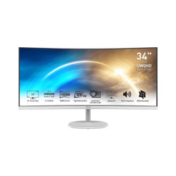 MSI Pro MP341CQW Monitor PC 86,4 cm 34 3440 x 1440 Pixel UltraWide Quad HD Bianco