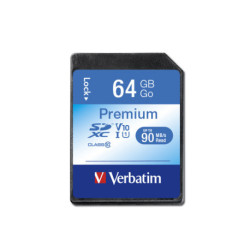 Verbatim Premium 64 GB SDXC Classe 10 44024