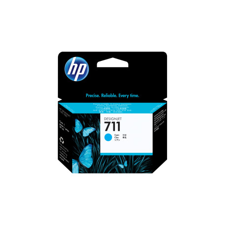 HP 711 cartouche d'encre DesignJet cyan, 29 ml CZ130A