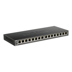 D-Link DGS-1016S Netzwerk-Switch Unmanaged Gigabit Ethernet 10/100/1000 Schwarz