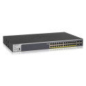 NETGEAR GS728TP Gestito L2/L3/L4 Gigabit Ethernet 10/100/1000 Supporto Power over Ethernet PoE 1U Nero GS728TP-200EUS