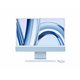 Apple iMac 24-inch with Retina 4.5K display: M3 chip with 8‑core CPU and 8‑core GPU, 256GB SSD - Blue MQRC3T/A