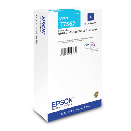 Epson Ink Cartridge L Cyan C13T756240