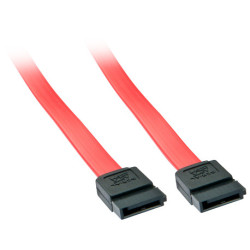 Lindy 33323 cable de SATA 0,2 m SATA 7-pin Rojo