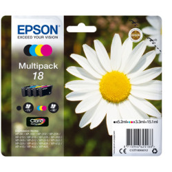 Epson Daisy Multipack Pâquerette 18Encre Claria Home N,C,M,J C13T18064012