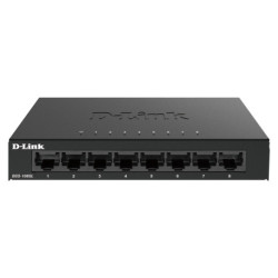 D-Link DGS-108GL switch de rede Não-gerido Gigabit Ethernet 10/100/1000 Preto