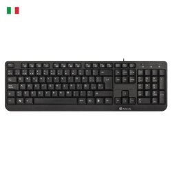 NGS FunkyV3, QWERTY, IT keyboard USB Italian Black FUNKY V3