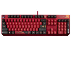 ASUS XA13 ROG STRIX SCOPE RX EVA02/RD/US keyboard USB Black, Red 90MP03I0-BKUA00
