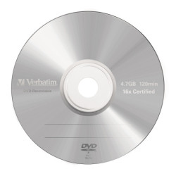 Verbatim DVD-R Matt Silver 4,7 Go 5 pièces 43519